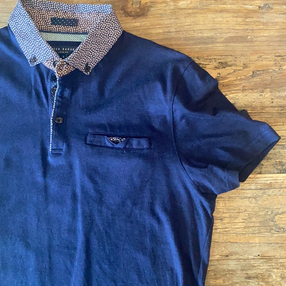 Ted Baker Navy Polo_size3 - Picture 1 of 7